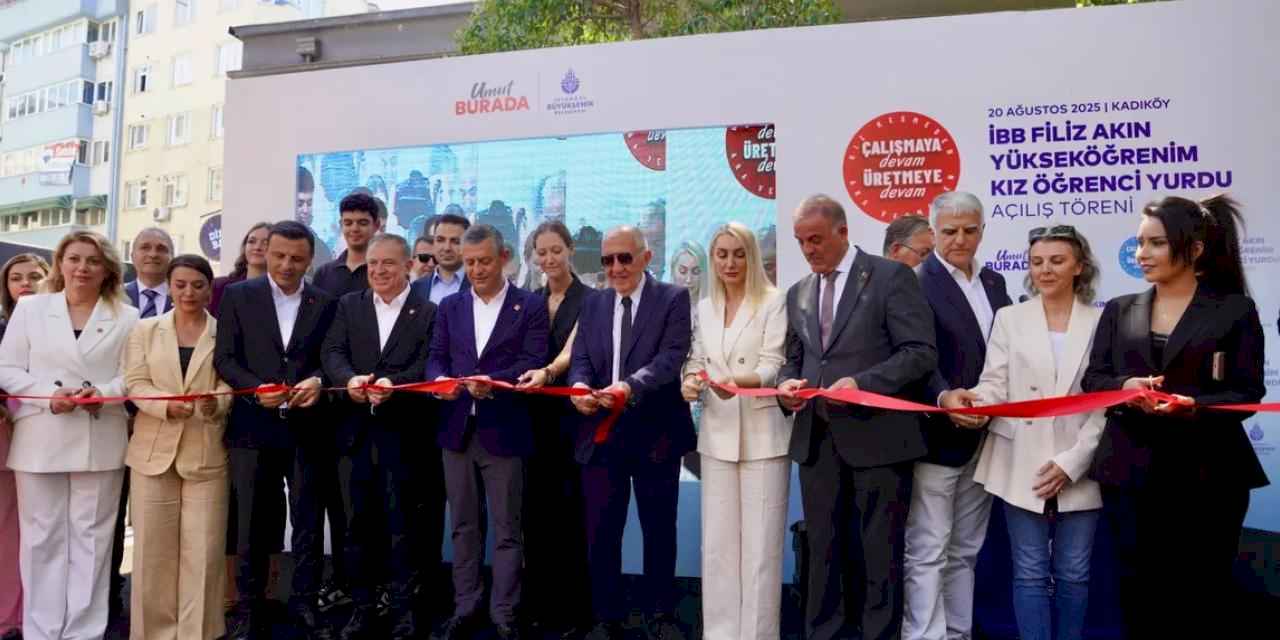 Kadıköy’de Filiz Akın Kız Öğrenci Yurdu hizmete açıldı