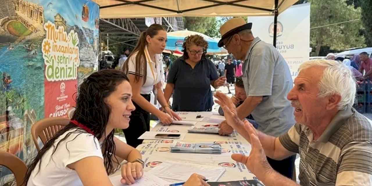 Denizli Büyükşehir sorunları yerinde dinliyor