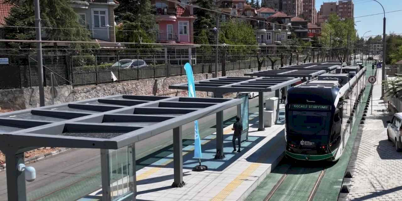 Kocaeli Alikahya Tramvay Hattı’nda iki istasyon devrede