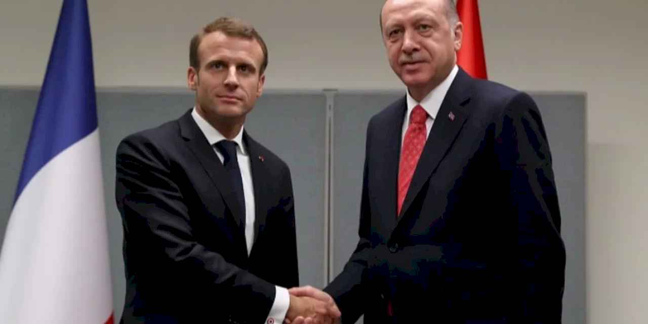 Cumhurbaşkanı Erdoğan Macron'la görüştü