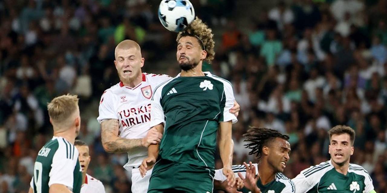 Panathinaikos 2-1 Samsunspor (Maç Sonucu) Samsunspor turu zora soktu!