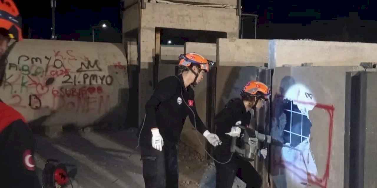 Kahramanmaraş’ta Bacıyan Timi'nden enkaz tatbikatı