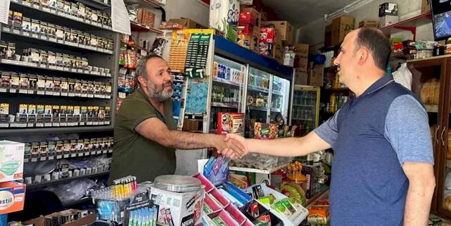 Konya'da Başkan Altay'dan esnaf ziyareti