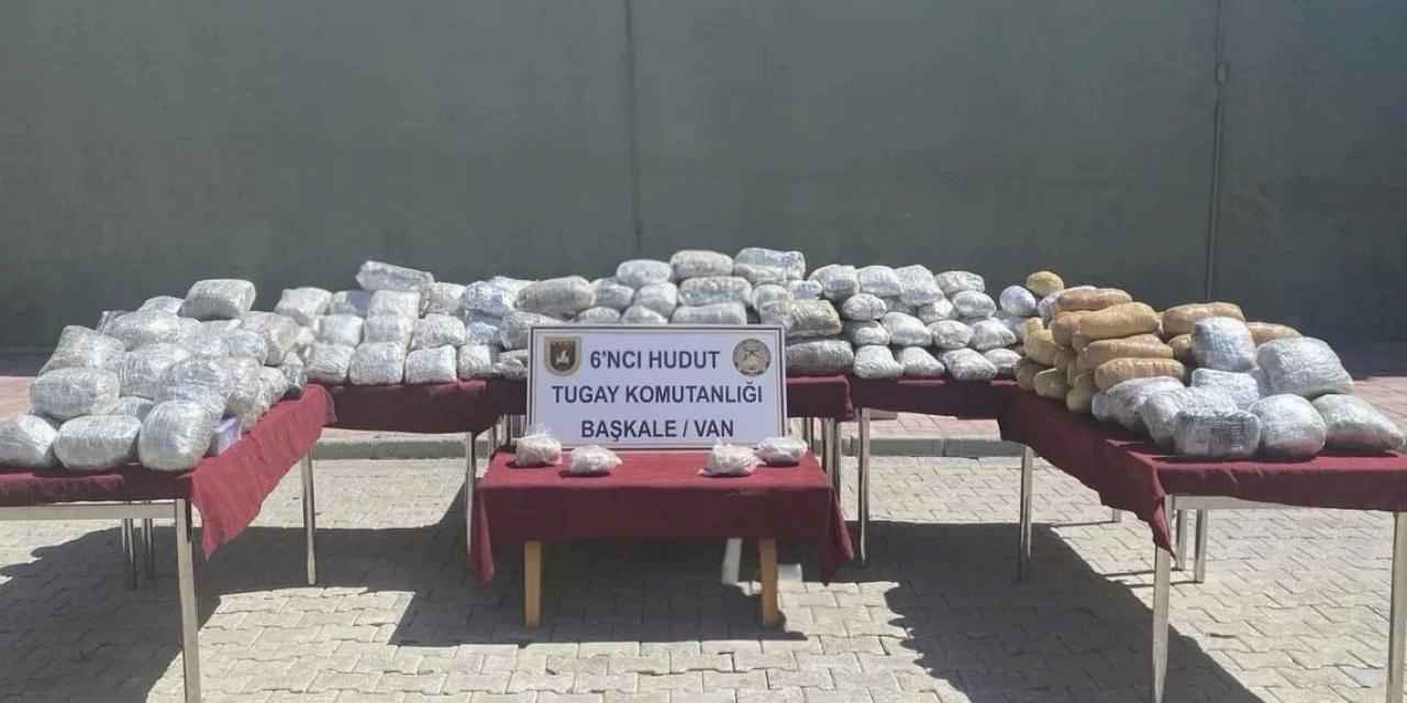 Van sınır hattında büyük operasyon! 165 kilogram uyuşturucu yakalandı