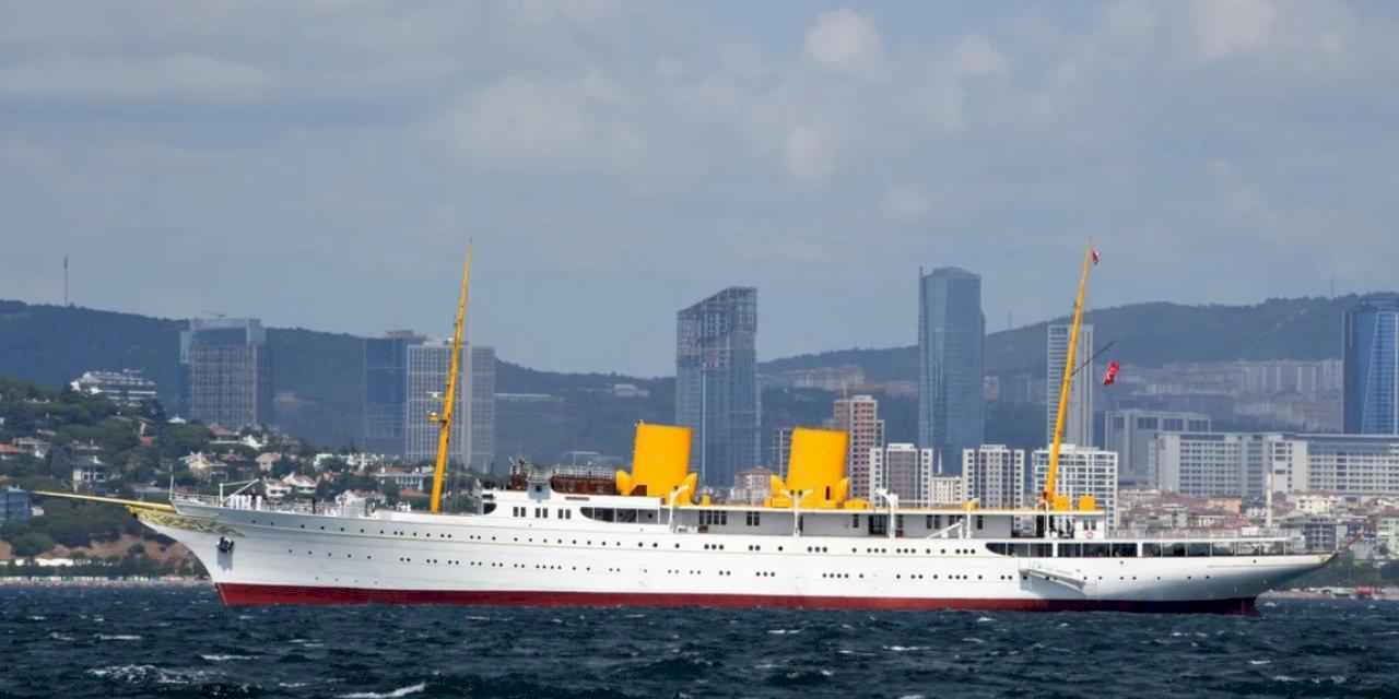 Atatürk'ün mirası Savarona, İstanbul Boğazı'nı selamlayacak