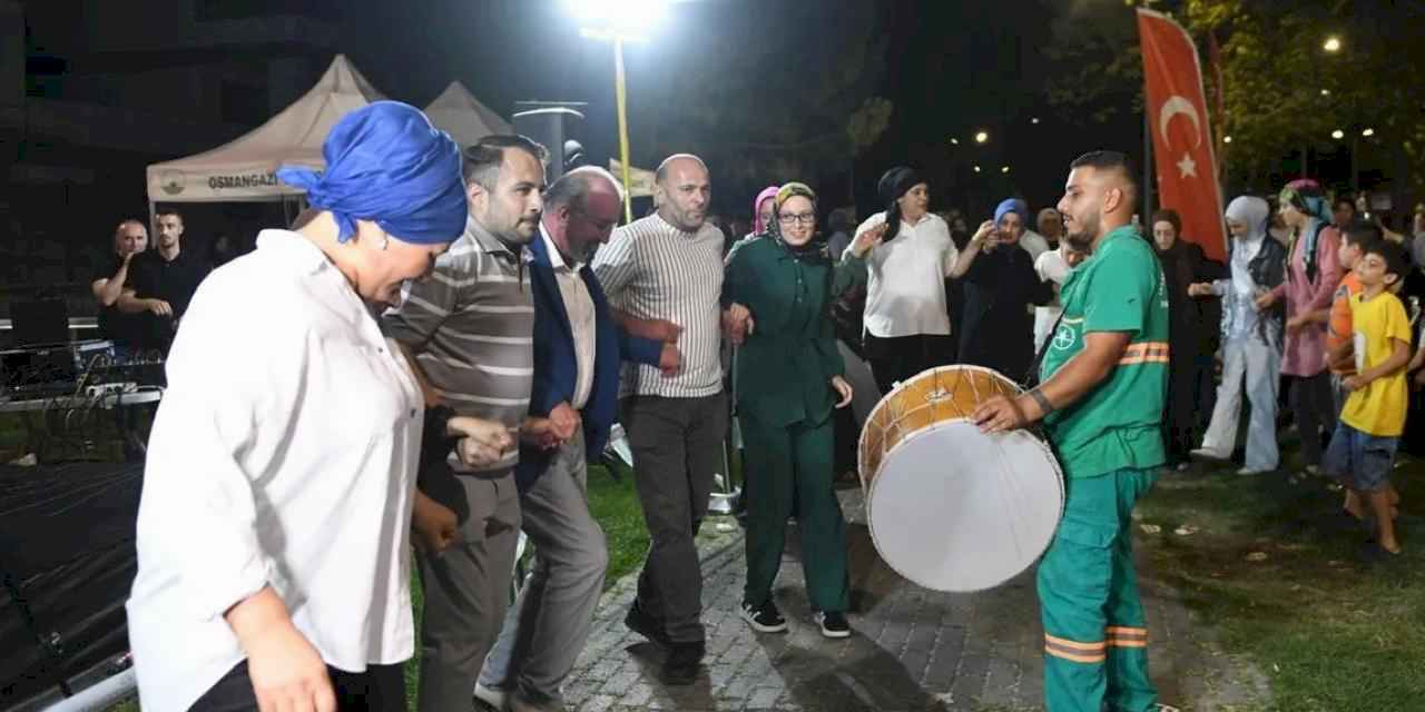 Bursa Osmangazi’de yaz akşamları eğlenceli geçiyor