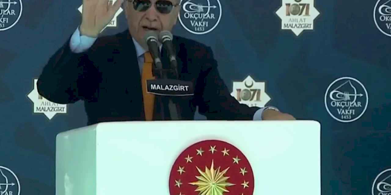 Cumhurbaşkanı Erdoğan Malazgirt'te