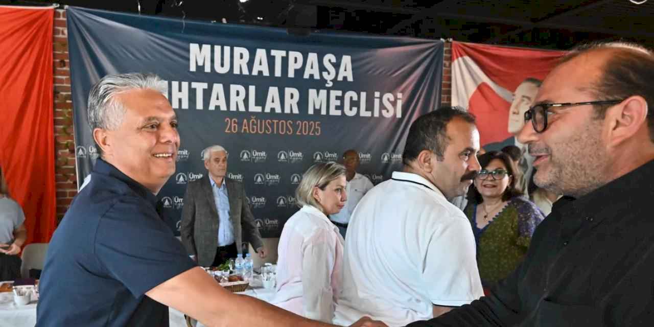 Muratpaşa’da Muhtarlar Meclisi’nin yaz toplantısı yapıldı