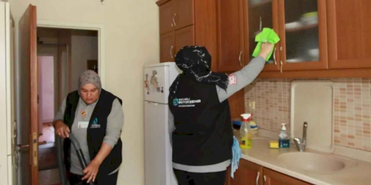 Kocaeli Büyükşehir'den 7 ayda 2 bini aşkın ev temizliği