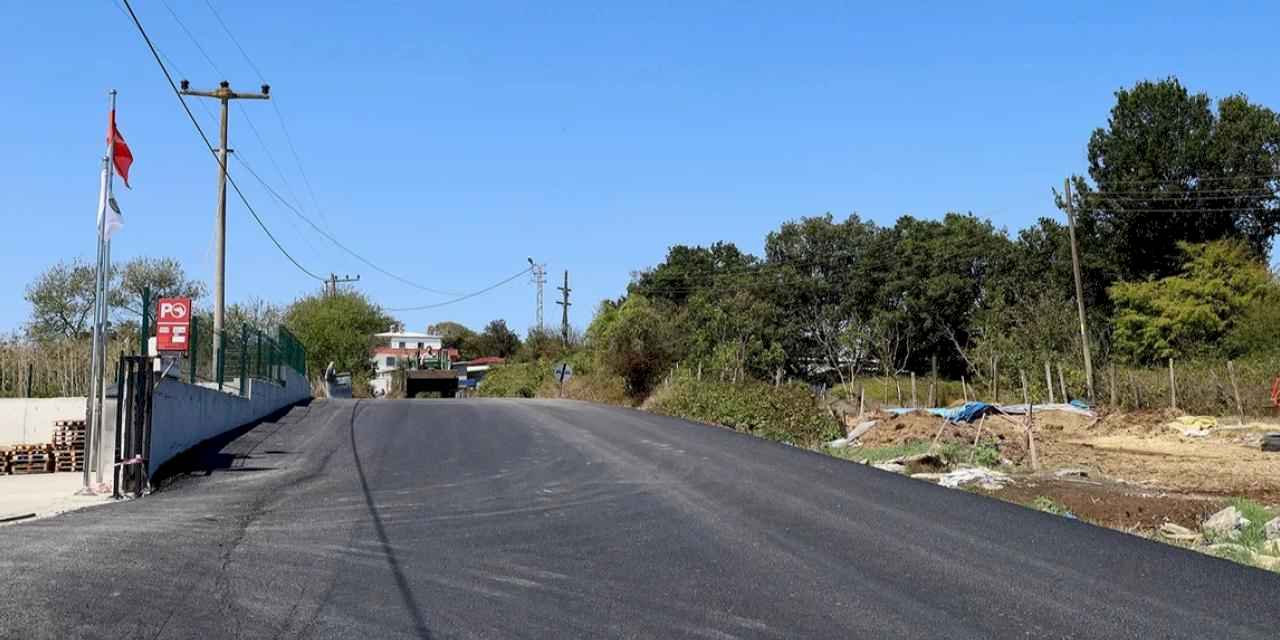 Sakarya Kaynarca’ya sıcak asfalt