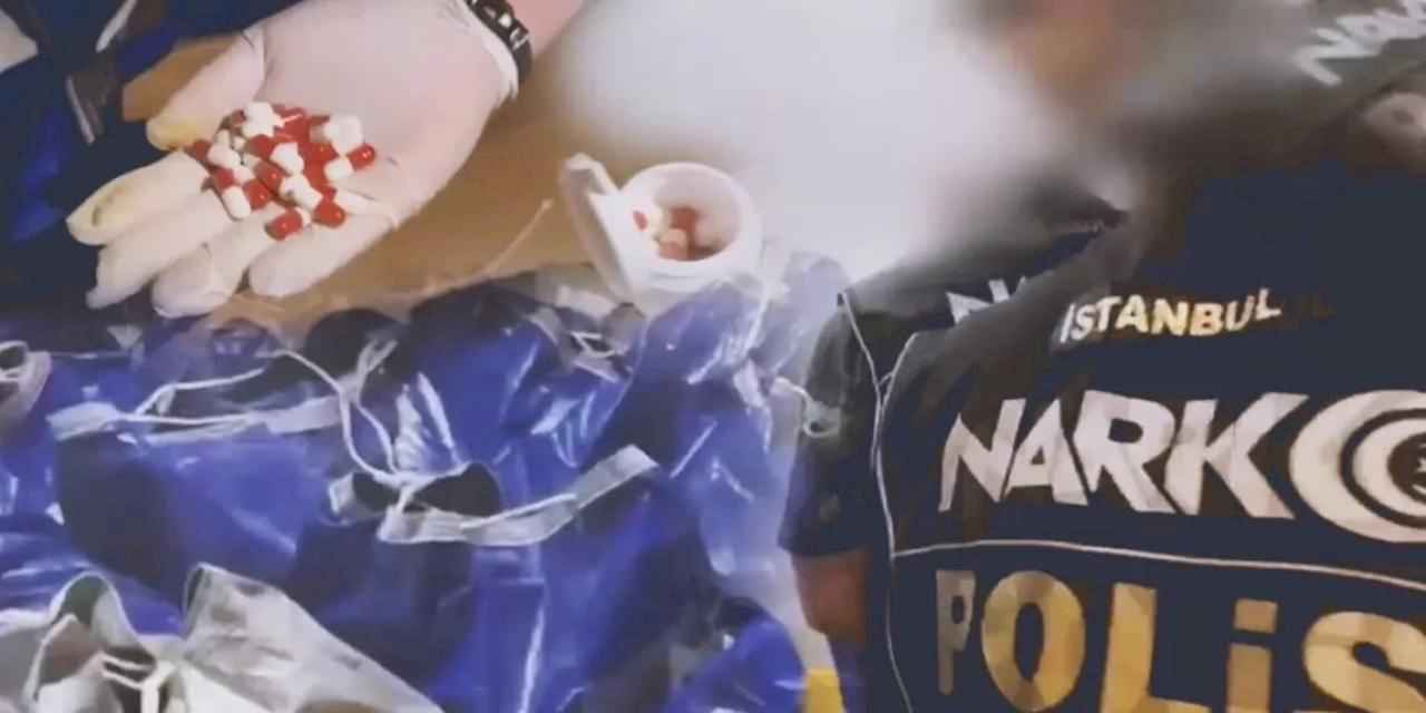 İstanbul’da 750 bin uyuşturucu hap ele geçirildi