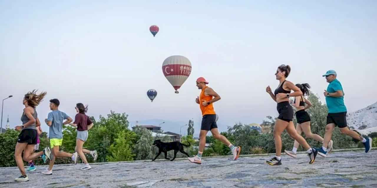 Pamukkale’de tarihi maraton heyecanı