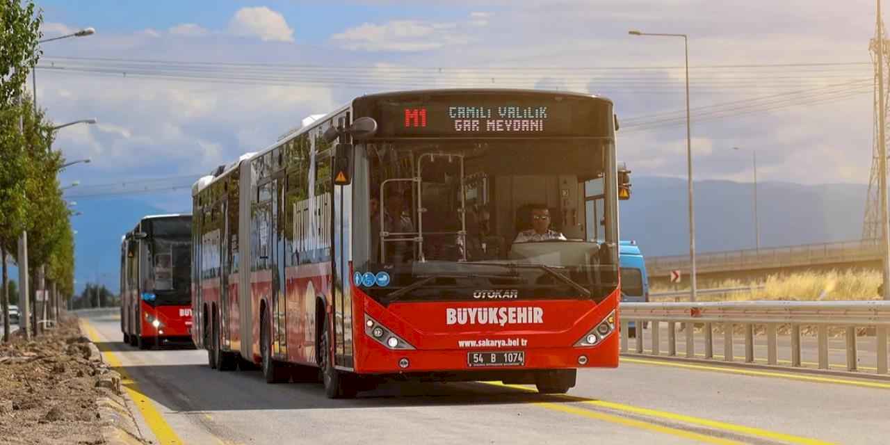 30 Ağustos’ta Sakarya’da ulaşım ücretsiz