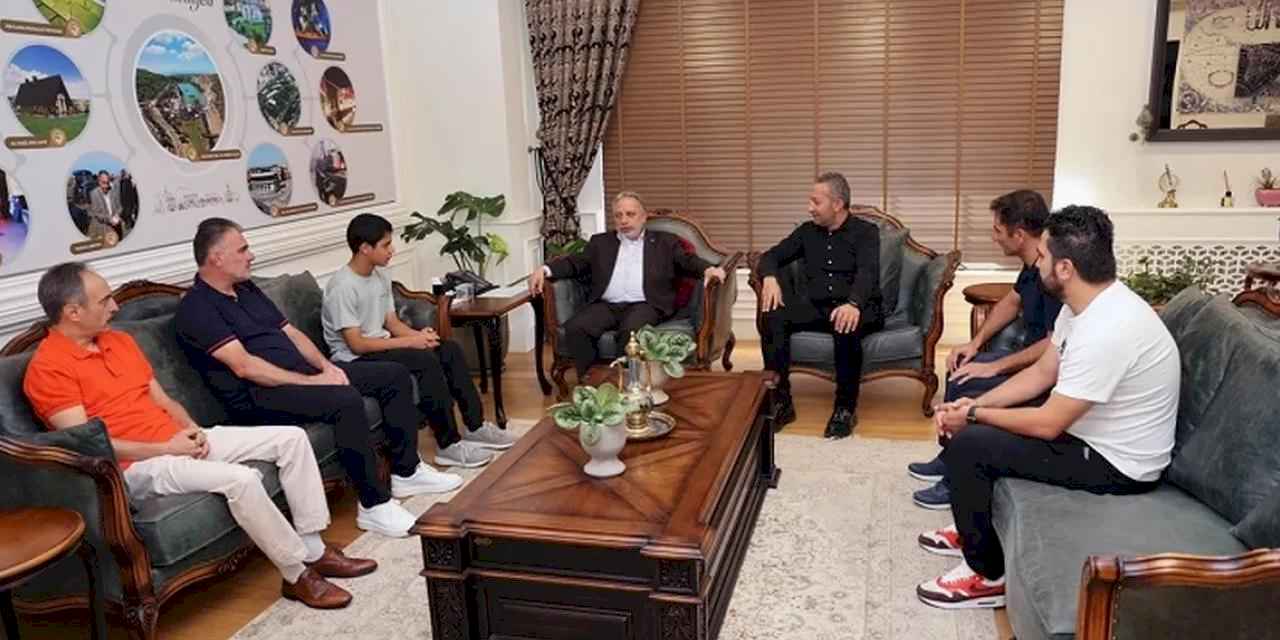 Mustafa Çiğdem'den Başkan Yalçın'a ziyaret