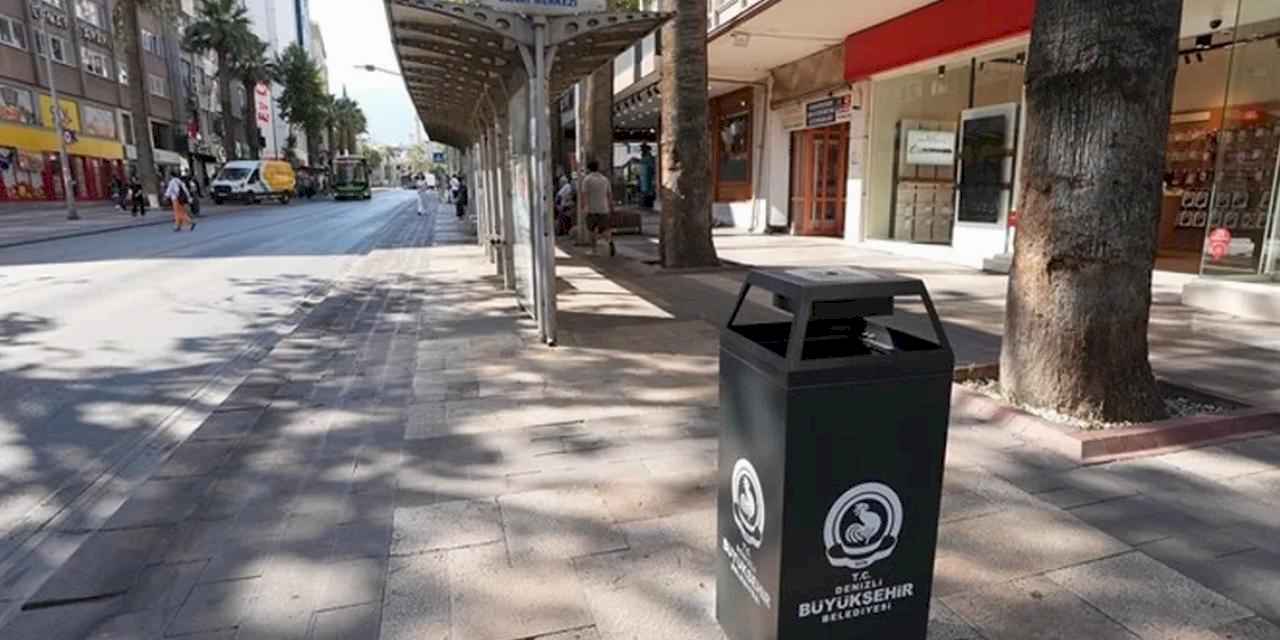 Denizli Büyükşehir çöp kutularını yeniliyor