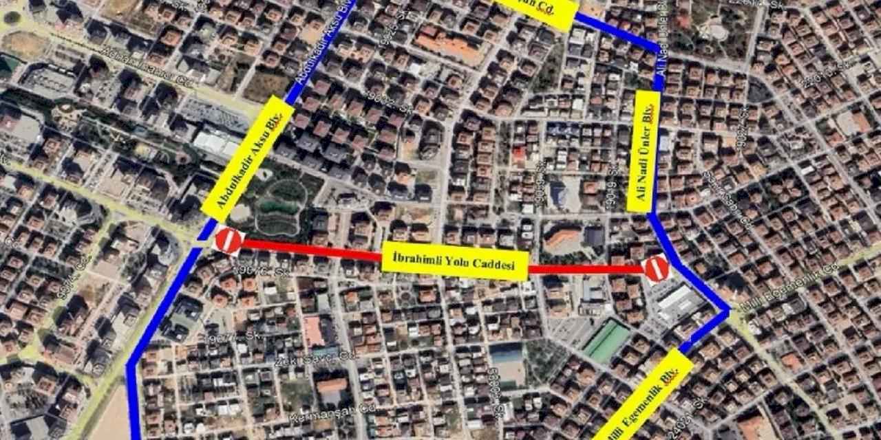 Gaziantep’te İbrahimli Yolu Caddesi trafiğe kapatılıyor