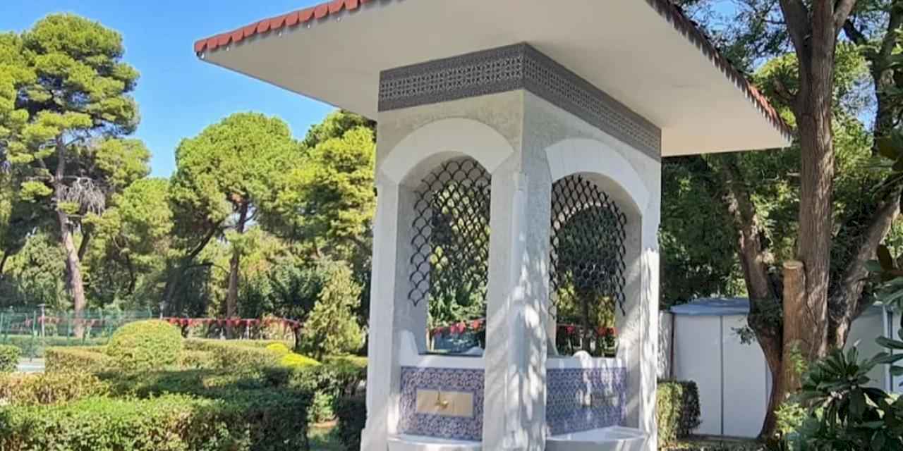 Kültürpark’ın tarihi çeşmesi 94’üncü İEF’ye hazır