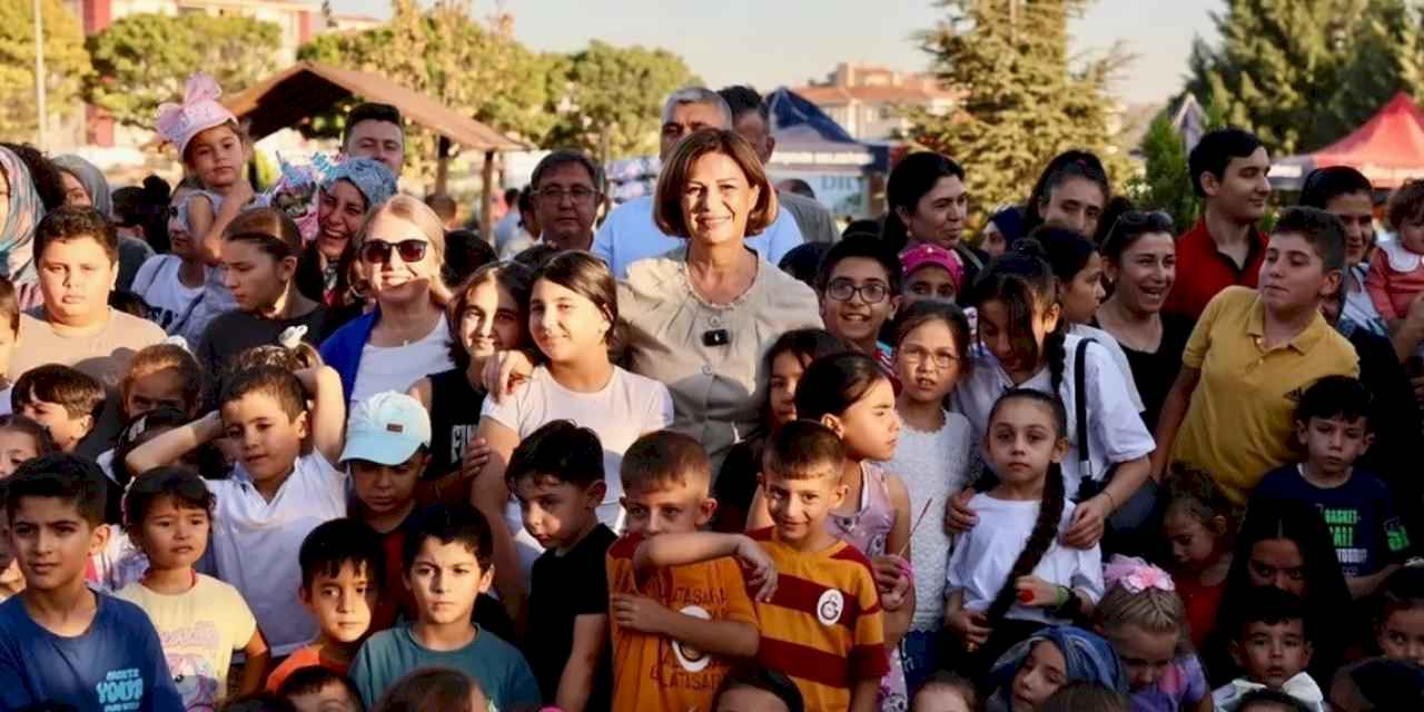 Eskişehir’de mahalle şenliği miniklere neşe getirdi