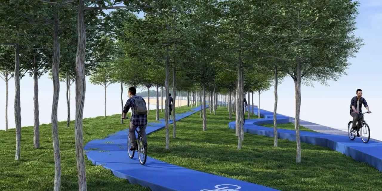 Trabzon Sürmene’ye modern bisiklet yolu