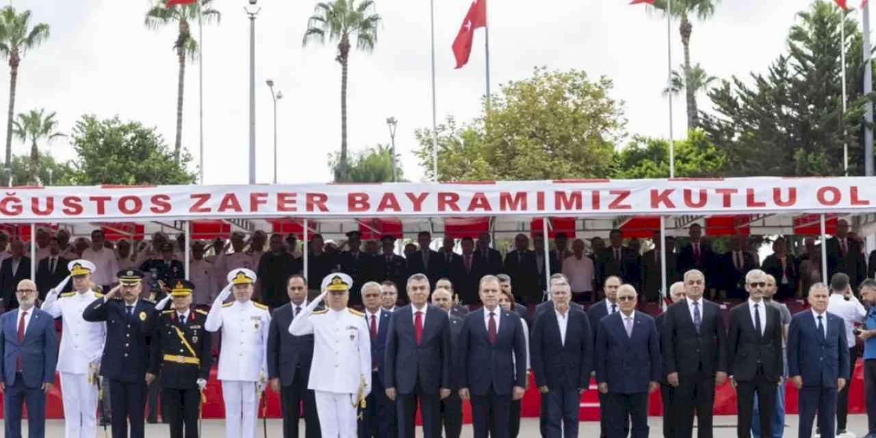 Mersin’de 30 Ağustos coşkusu törenlerle yaşandı