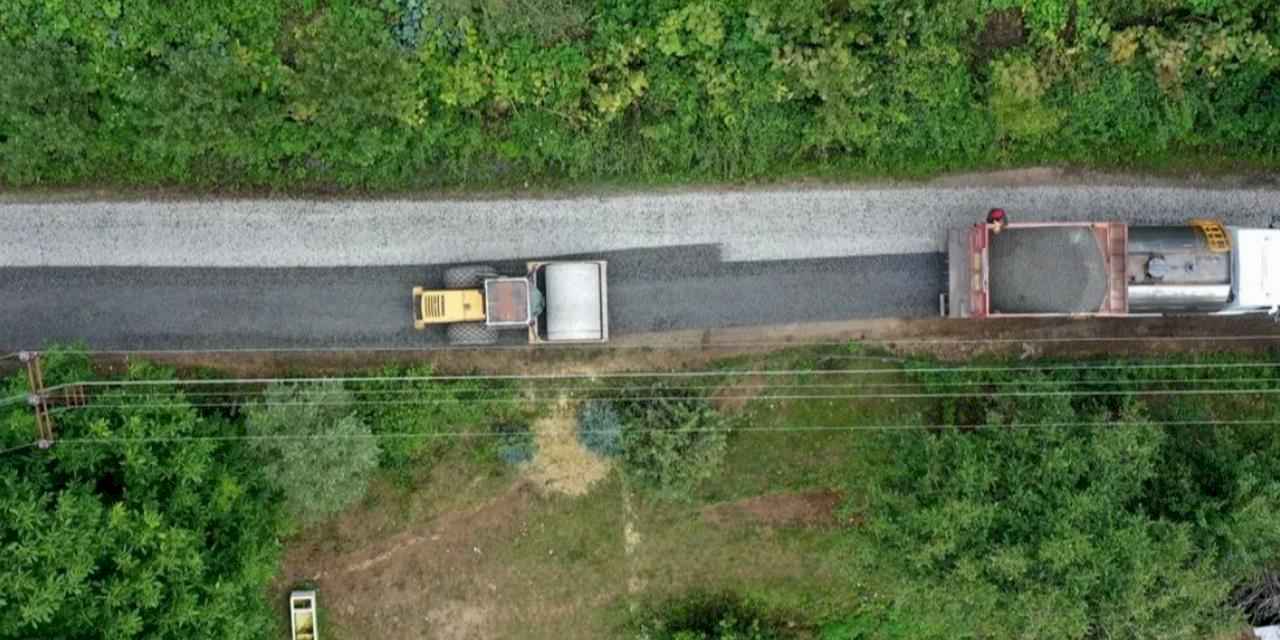 Ordu’da Korgan’ın yol ağı asfaltla yenileniyor