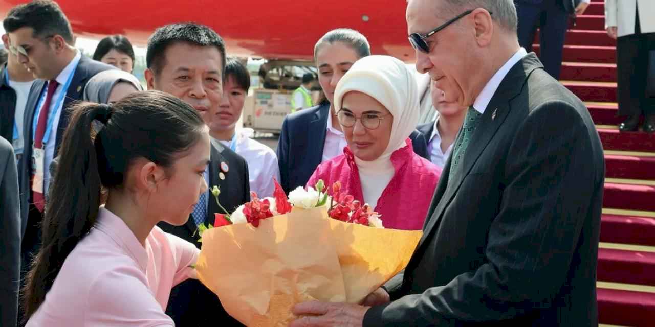Cumhurbaşkanı Erdoğan, Şanghay İşbirliği Örgütü Zirvesi için Çin'de