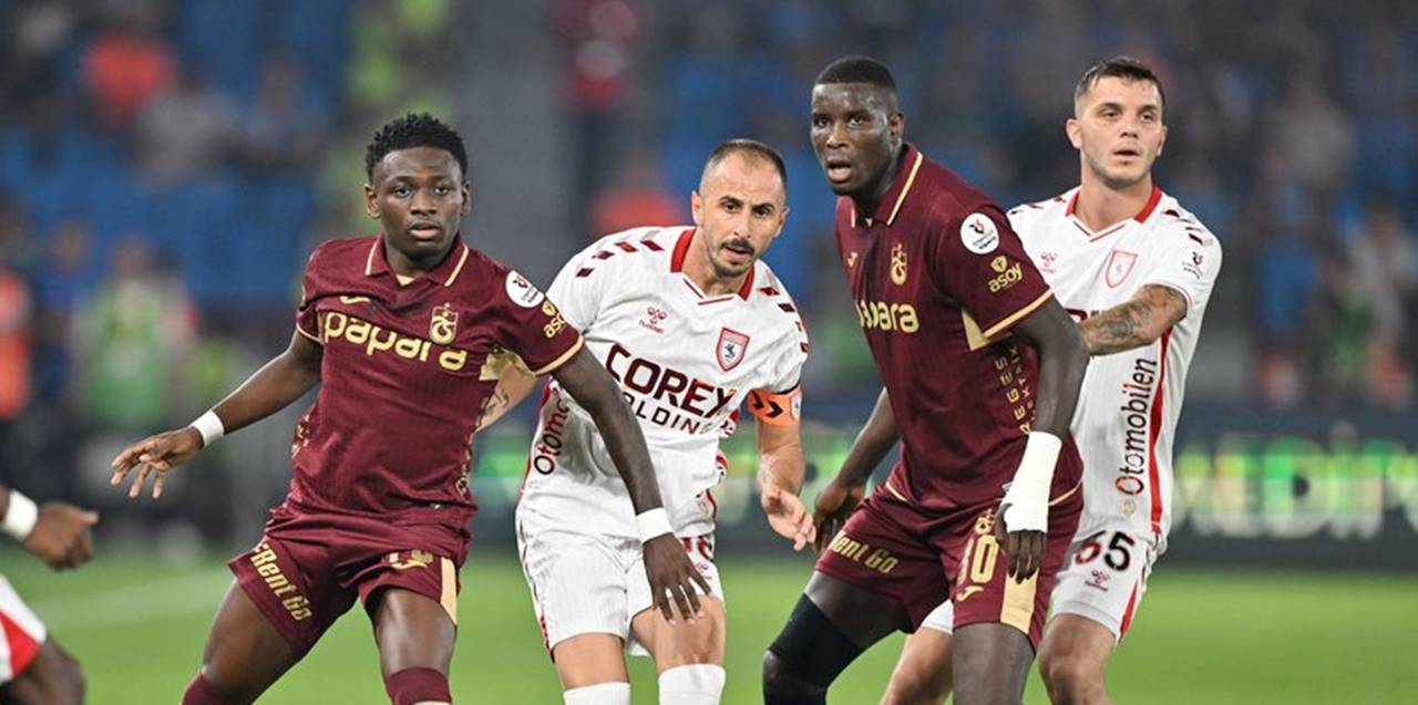 Trabzonspor 1-1 Samsunspor (Maç Sonucu) Trabzon'da puanlar paylaşıldı