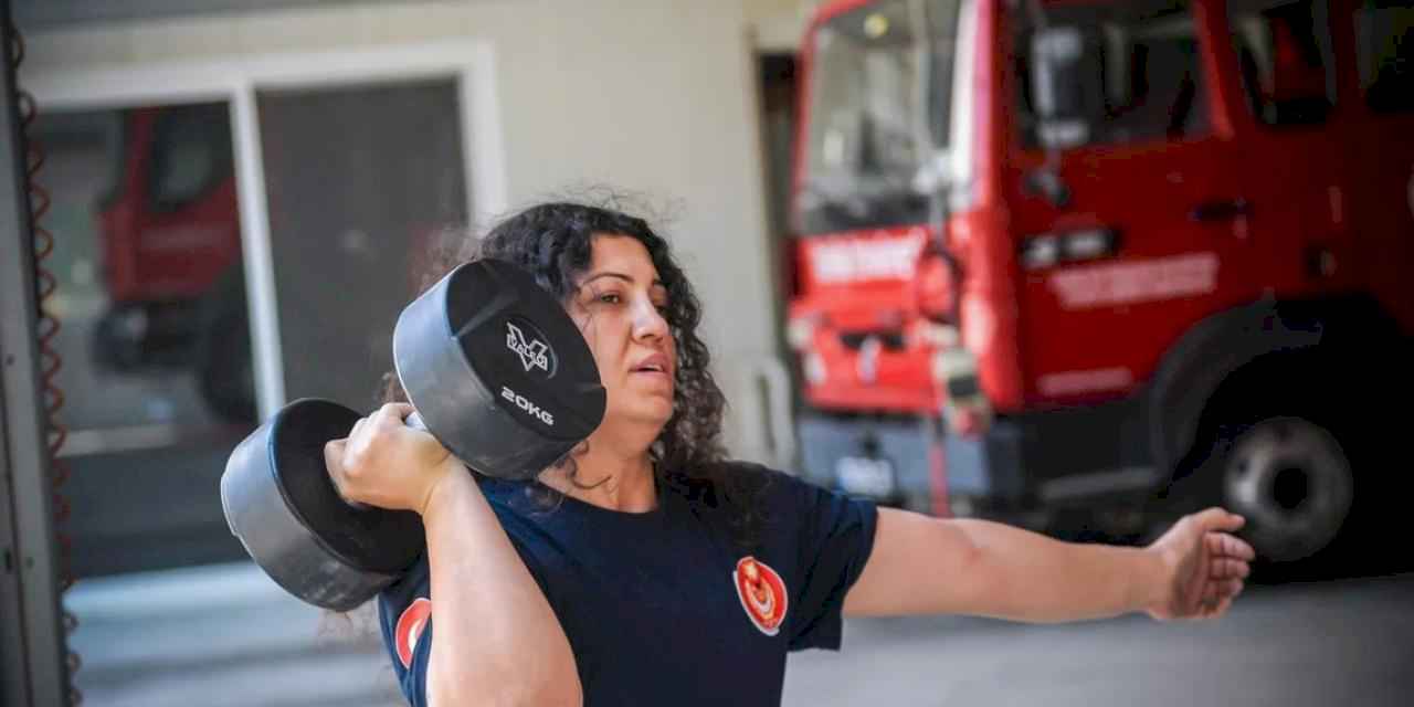 İtfaiye personeli Bahar şimdi Avrupa'da yarışacak