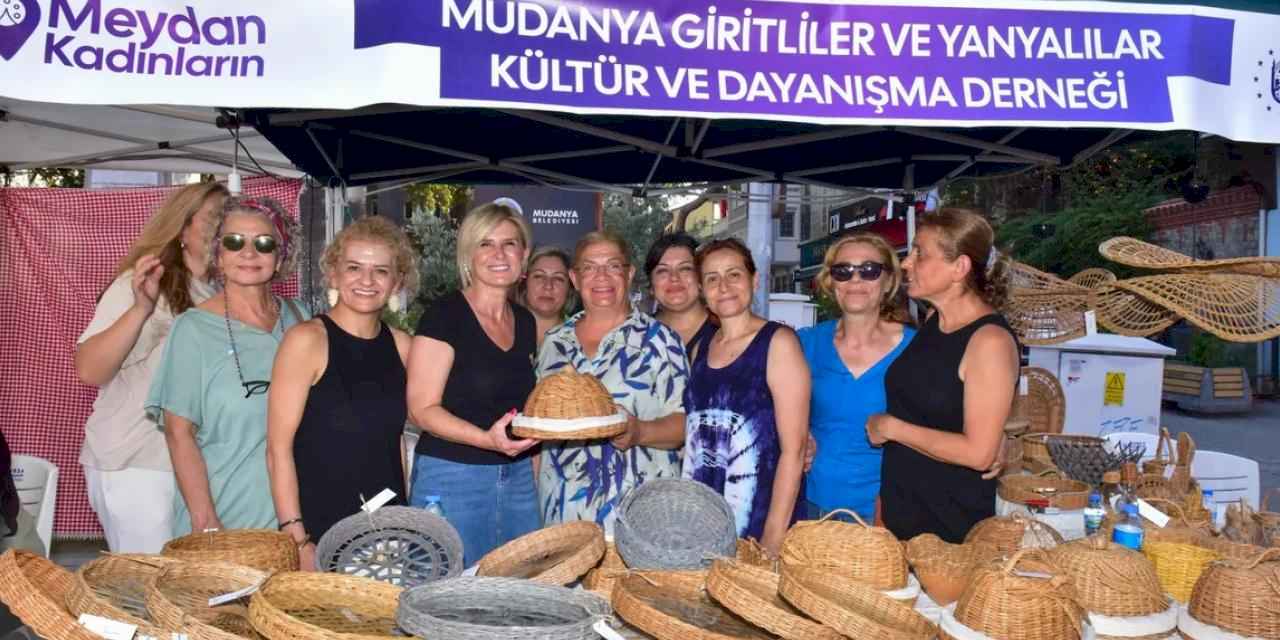 Bursa Mudanya'da 'Meydan Kadınların' oldu