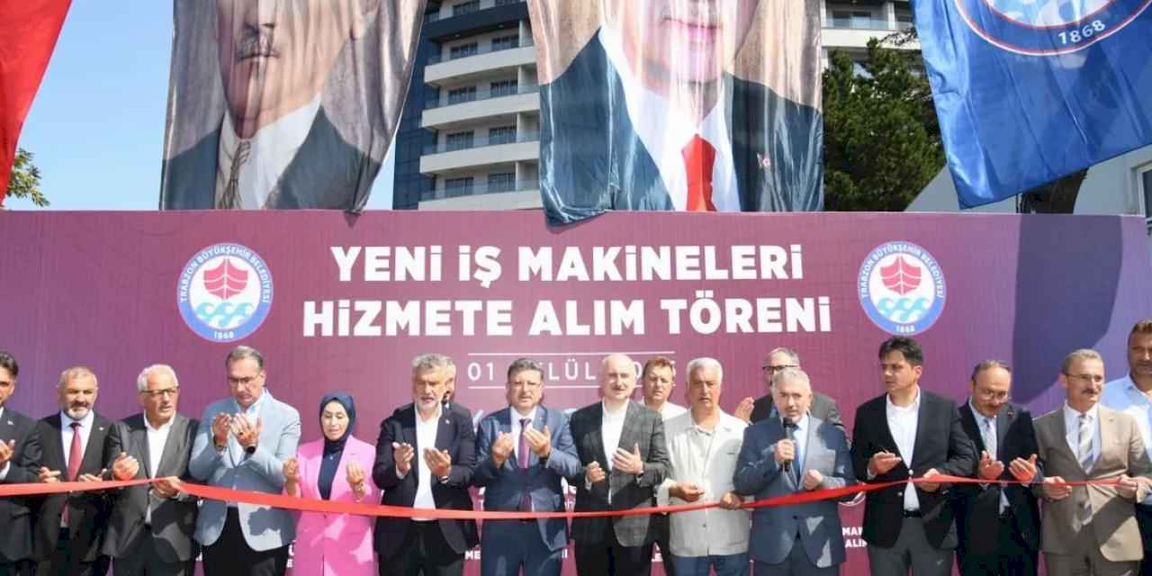 Trabzon Büyükşehir makine parkını güçlendiriyor