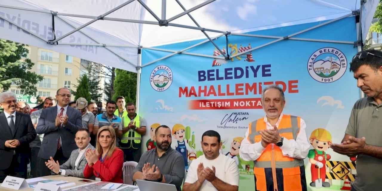 Kayseri Talas'ta 'Belediye Mahallemizde' projesi geri döndü