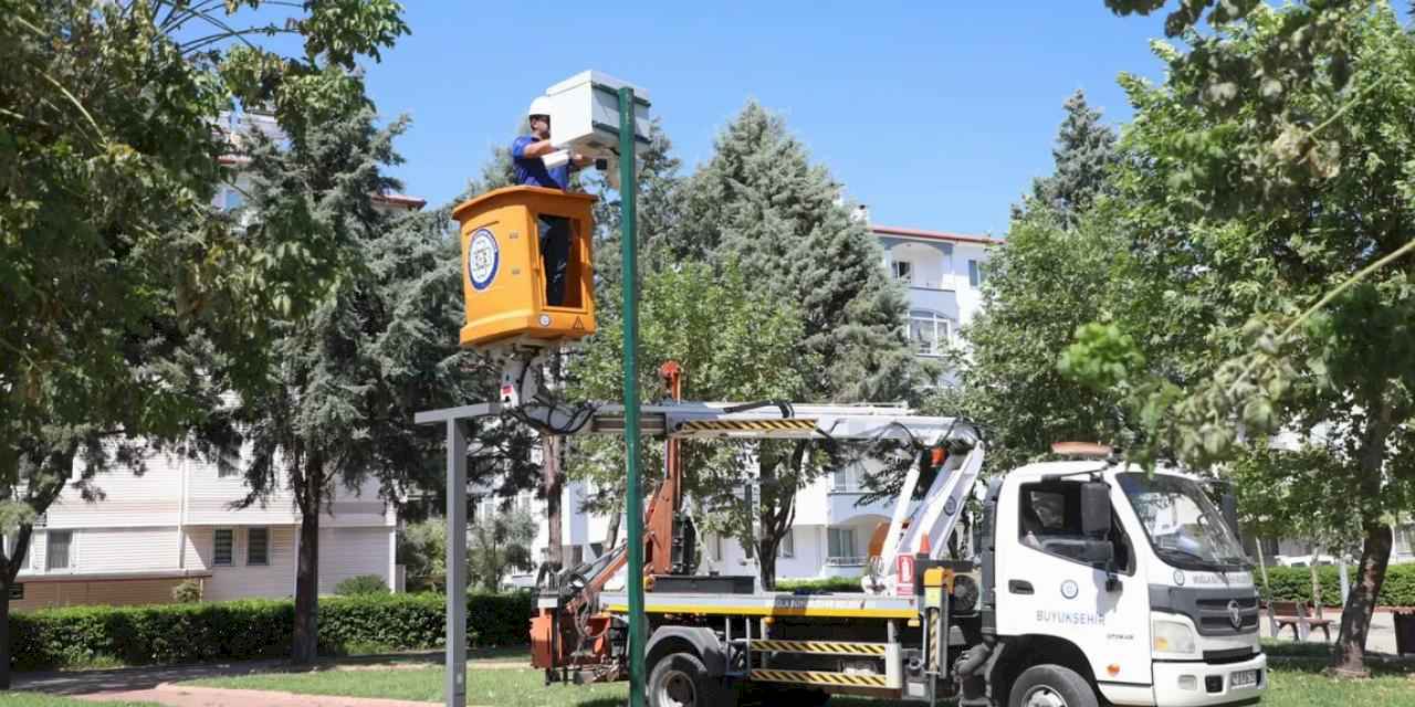 Muğla parklarına kameralı güvenlik ve ücretsiz Wi-Fi