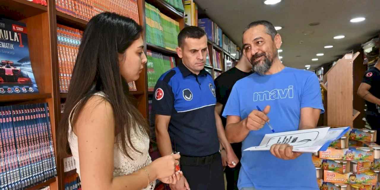 Manisa Zabıtası'ndan yeni eğitim dönemi öncesinde sıkı denetim