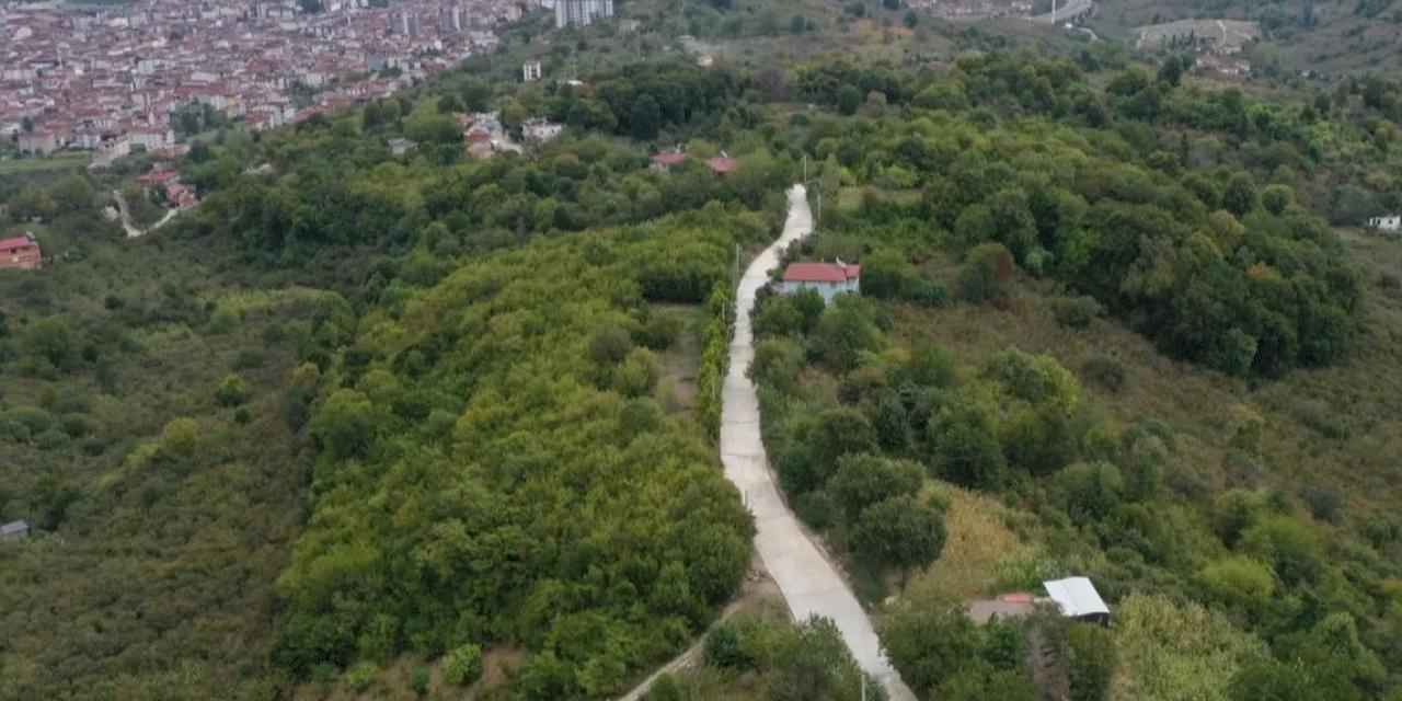 Ordu'da Döşemedibi-Bayramca yolu betonla güçleniyor
