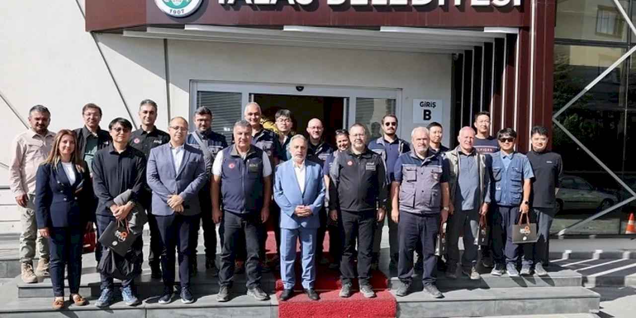 AFAD heyetinden Kayseri Talas'ın örnek projesine yakın takip