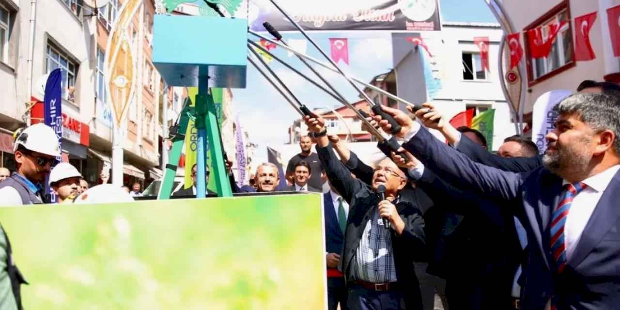 Akkuş’ta doğalgaz sevinci