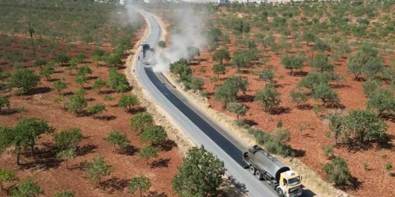 Halfeti’de kırsal yollar yenileniyor