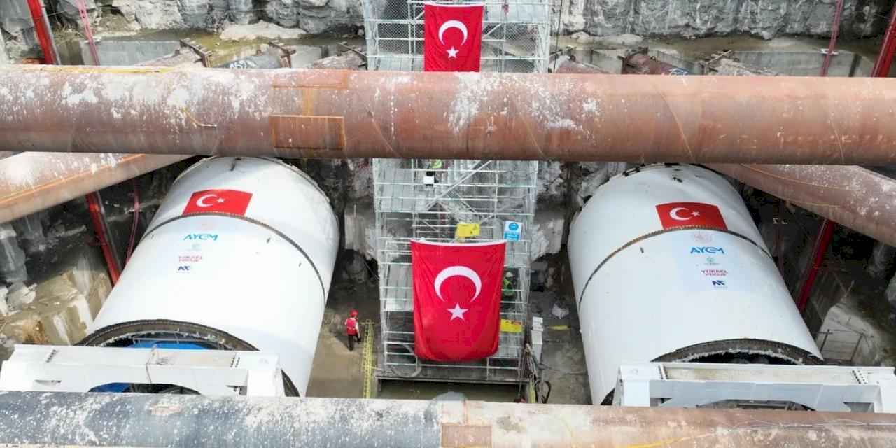 Kocaeli Körfezray'la nefes alacak... Dev köstebekler tünel açmaya başladı