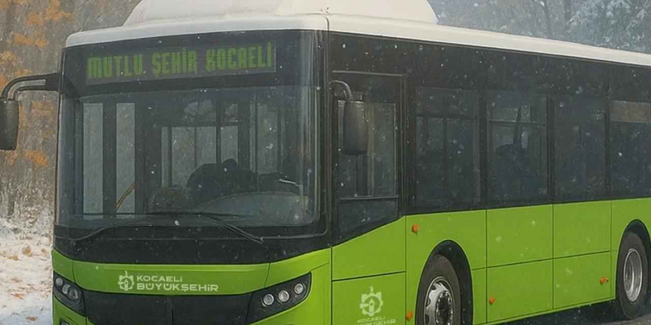 Kocaeli'de toplu taşımaya da kış düzenlemesi
