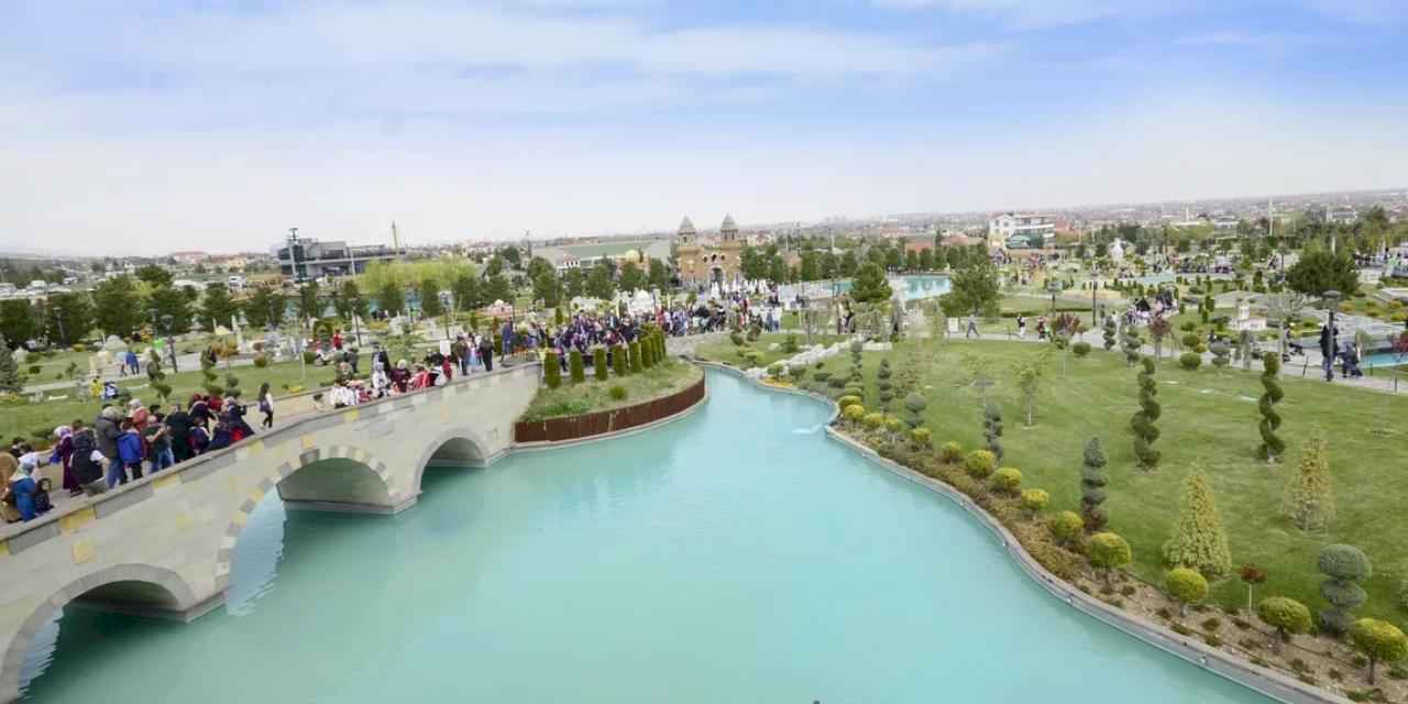 Konya Meram'ın efsane parkı yaza damga vurdu