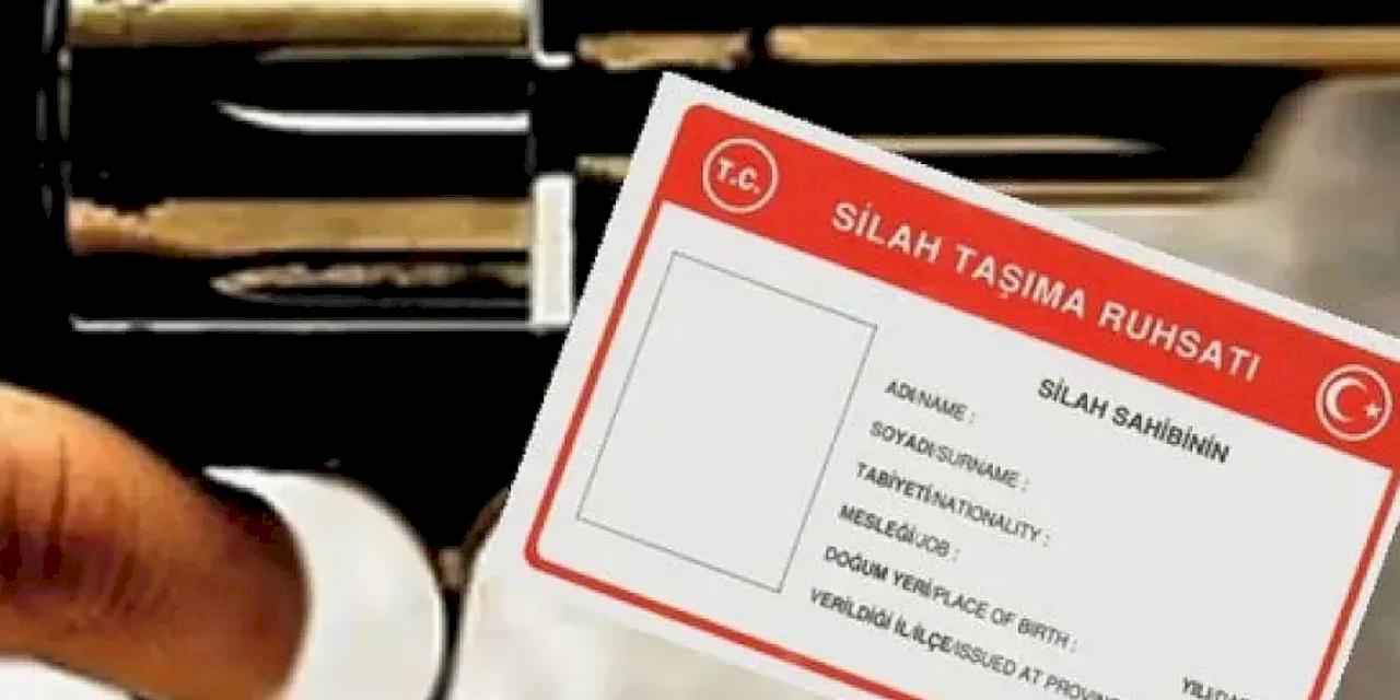 Silah taşıma ile ilgili maktu harç tutarları arttı