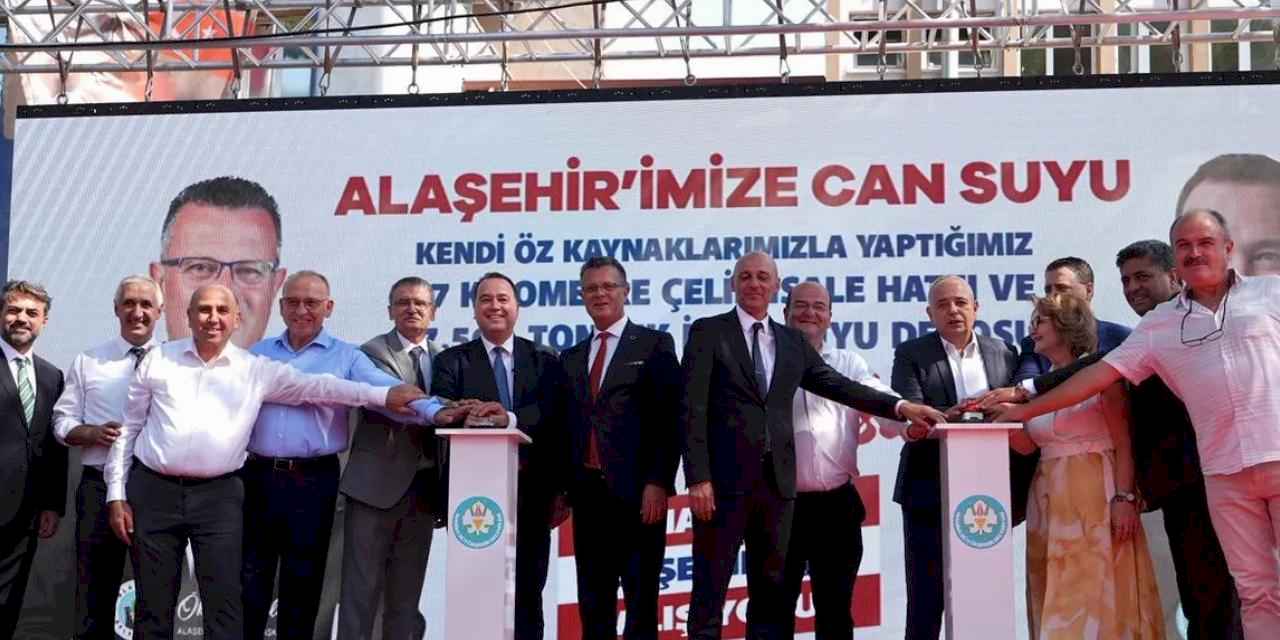 Manisa Alaşehir’in 20 yıllık su sorunu tarihe karıştı