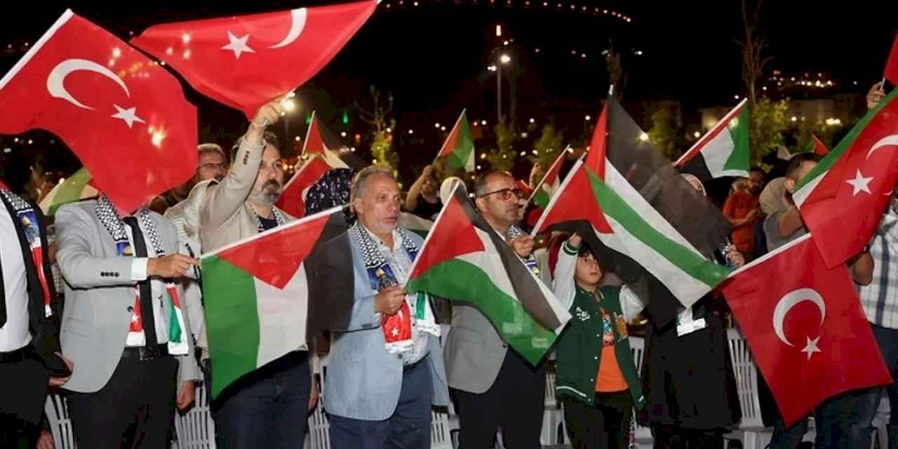 Kayseri'de vicdanlar Gazze için buluştu