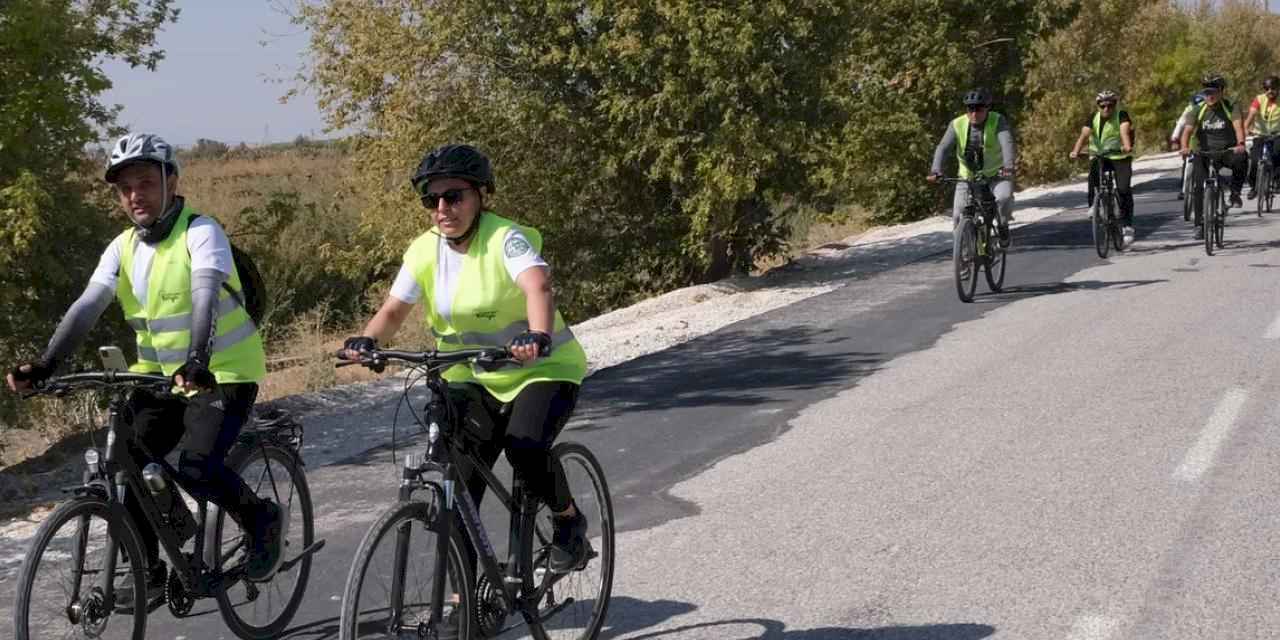Konya’da tarih ve kültür dolu rotalarda pedal çevrildi