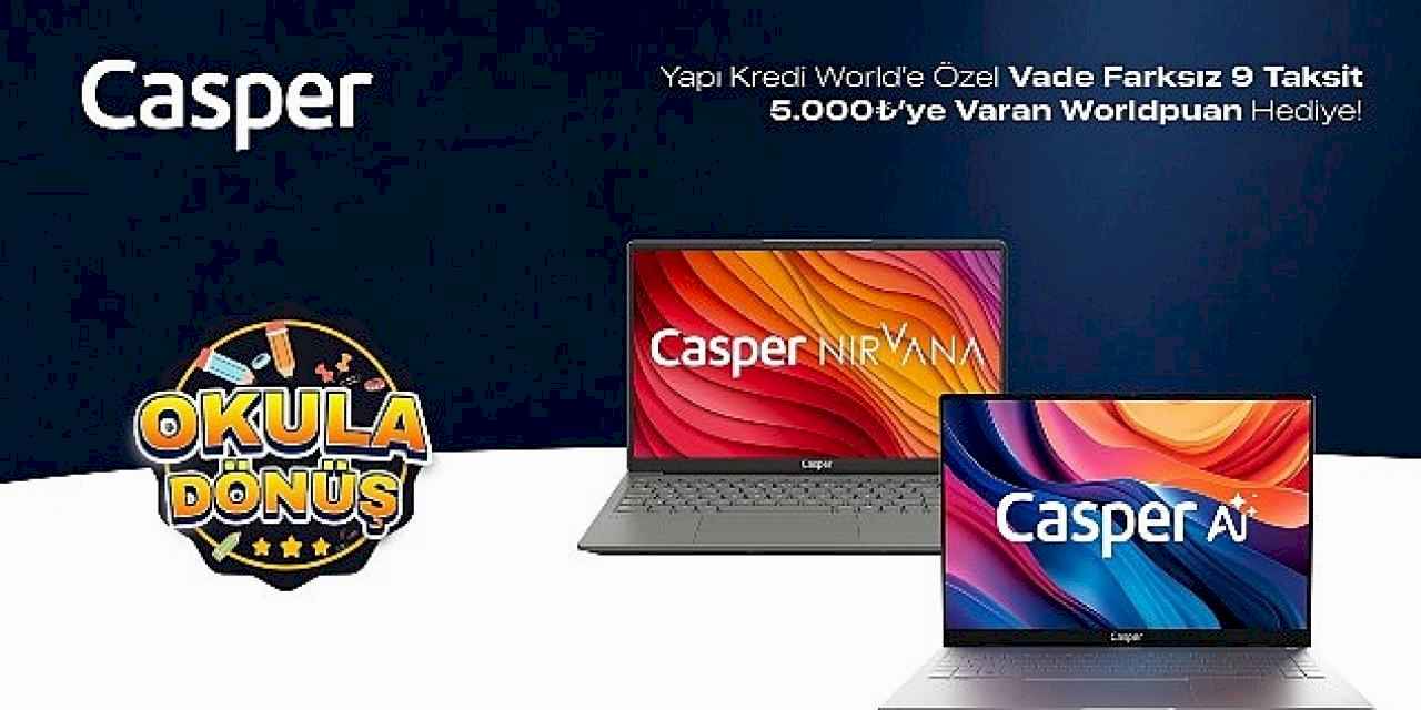 Casper ile okula dönüş başlıyor