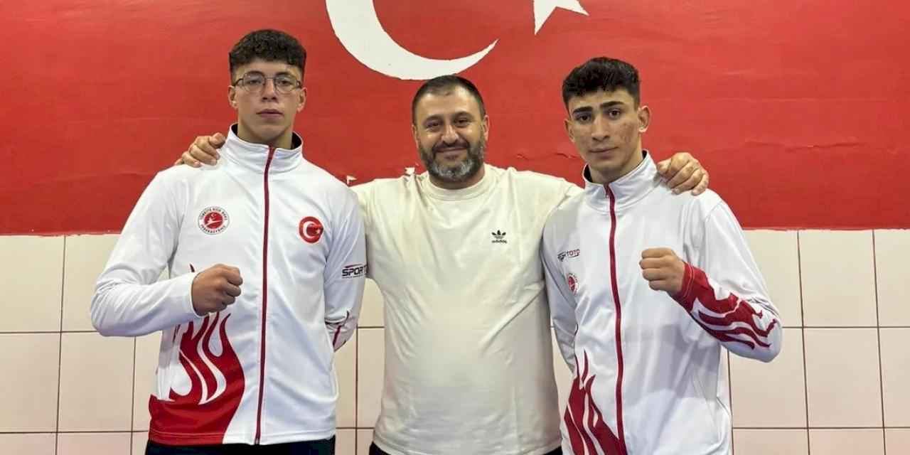 Konya Meramlı kick boksçular Avrupa yolunda