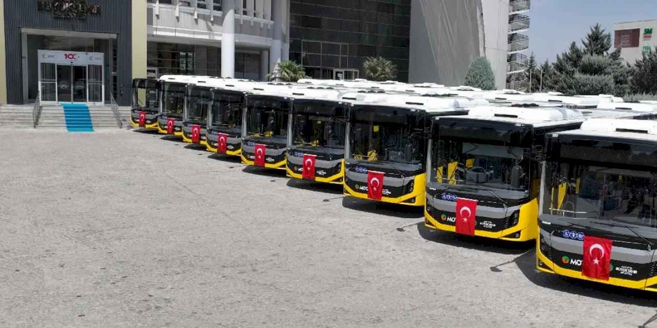Malatya’da toplu taşımaya konforlu dokunuş