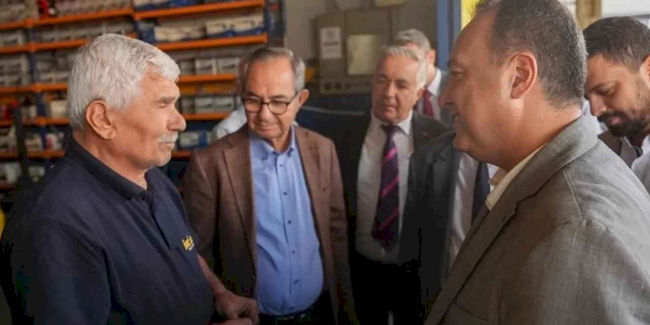 Sanayi esnafından Başkan Dutlulu’ya teşekkür