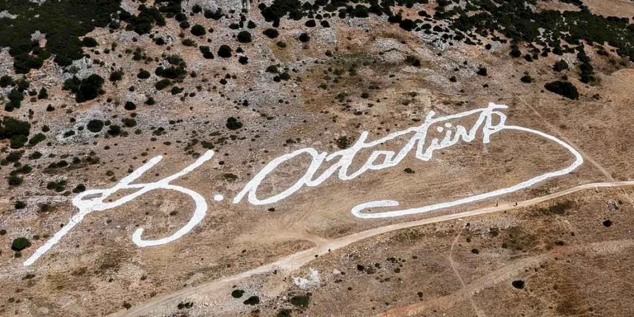 Dünyanın en büyük Atatürk imzası Gemlik’te yenilendi