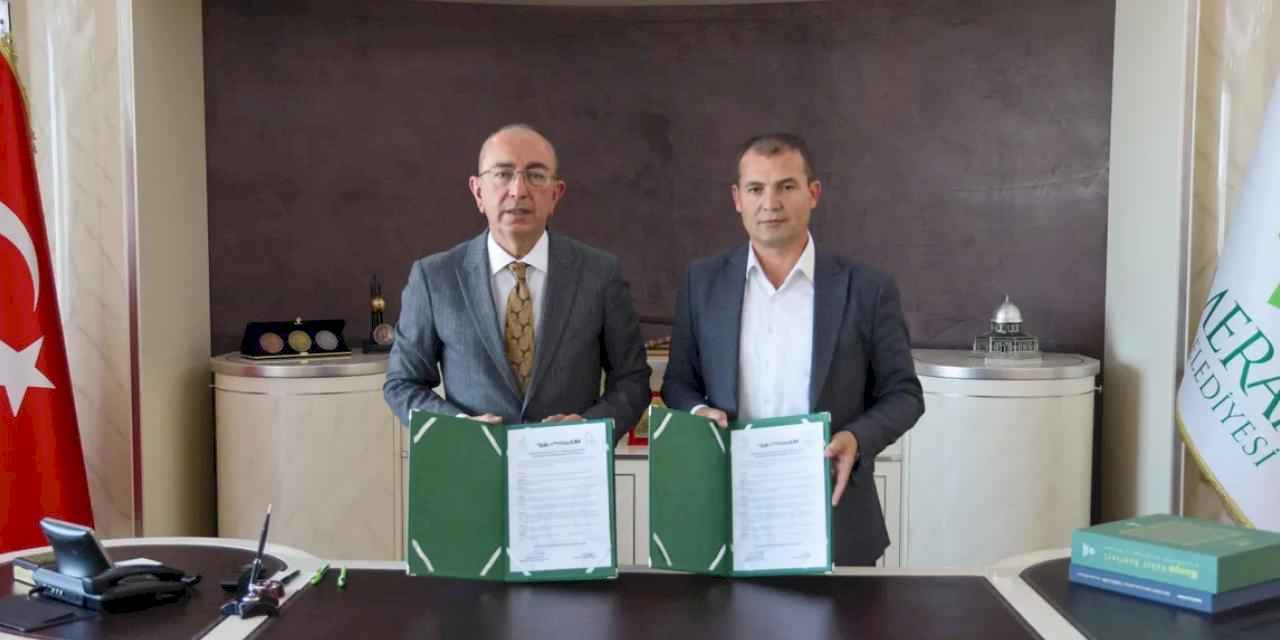 Meram ile Nuribey arasında kardeşlik köprüsü kuruldu